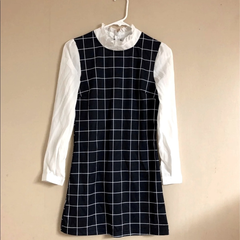 Korean Chic Checker School Girl Dress
